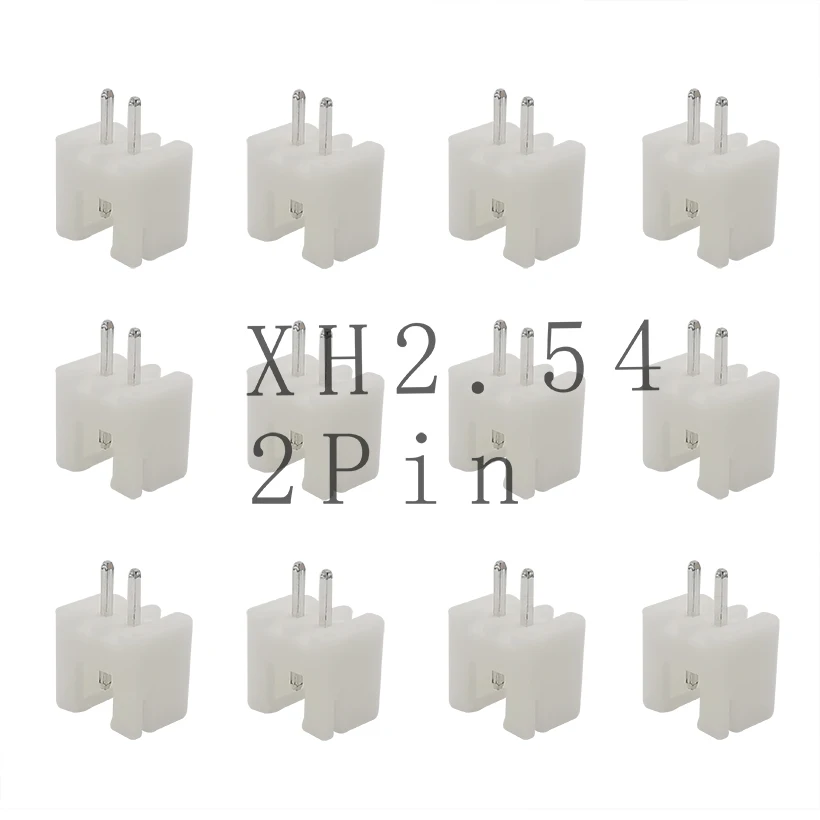 100 шт. XH2.54 XH 2 54 мм 2Pin Шаг клеммы корпус контактный разъем для 2P JST проводной