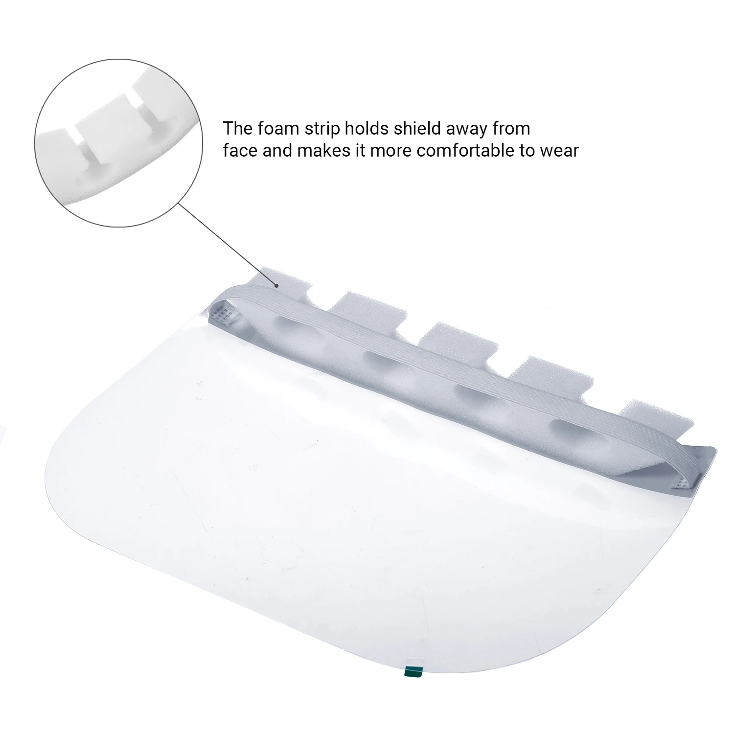10 шт. прозрачная Пыленепроницаемая маска для лица Регулируемый защитный лицевой
