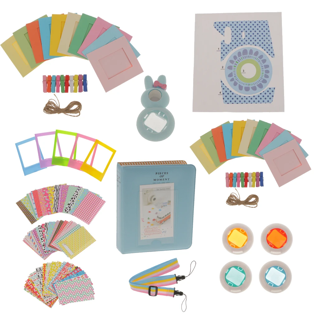 

Film Photography Accessories Set for Fujifilm Instax Mini 8 9 9 in 1 for Fujifilm Instax Mini 8 Instant Film Camera High Quality