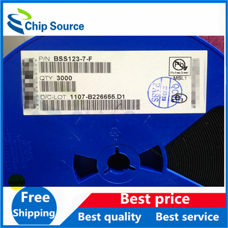 10 шт./лот BSS123 7 F код K23 MOSFET N CH 100 в 170мА SOT23 3 транзисторы FETs MOSFETs одиночный|Платы для