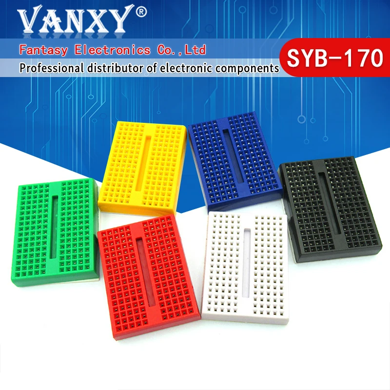 2 шт. SYB-170 SYB170 Мини Solderless Прототип Breadboard 170 галстук-бабочка-очки печатной платы тесты доска