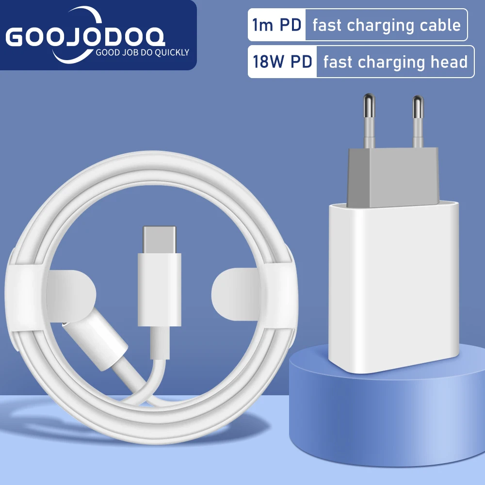 USB C зарядное устройство 18 Вт PD для iPhone 12 Pro Максимальная мощность доставка 3 0