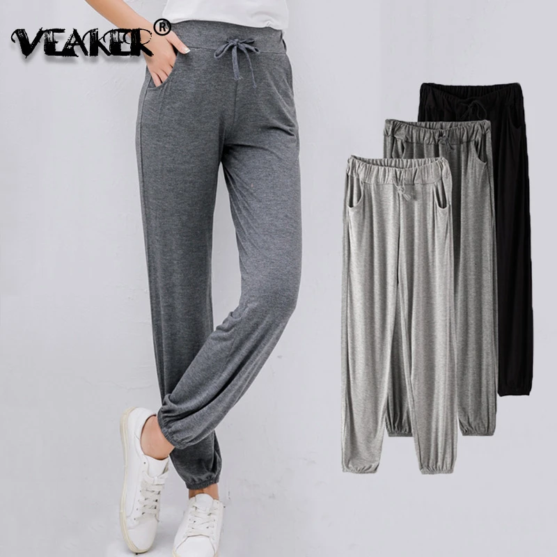 2019 осенние новые женские модальные брюки размера плюс штаны для сна тонкие