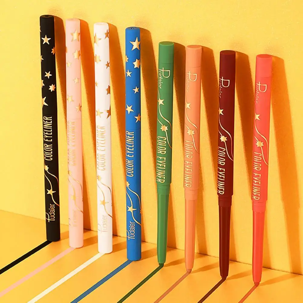 

1 Set Women Fashion Eyeliner Pen Not Blooming Professional Eyeliner Pencil Smudge Proof Eye Liner Stick Makeup