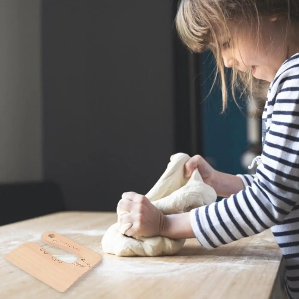 Деревянный Мини-нож модель резак Детская/Детская кухня ролевая игра игрушка
