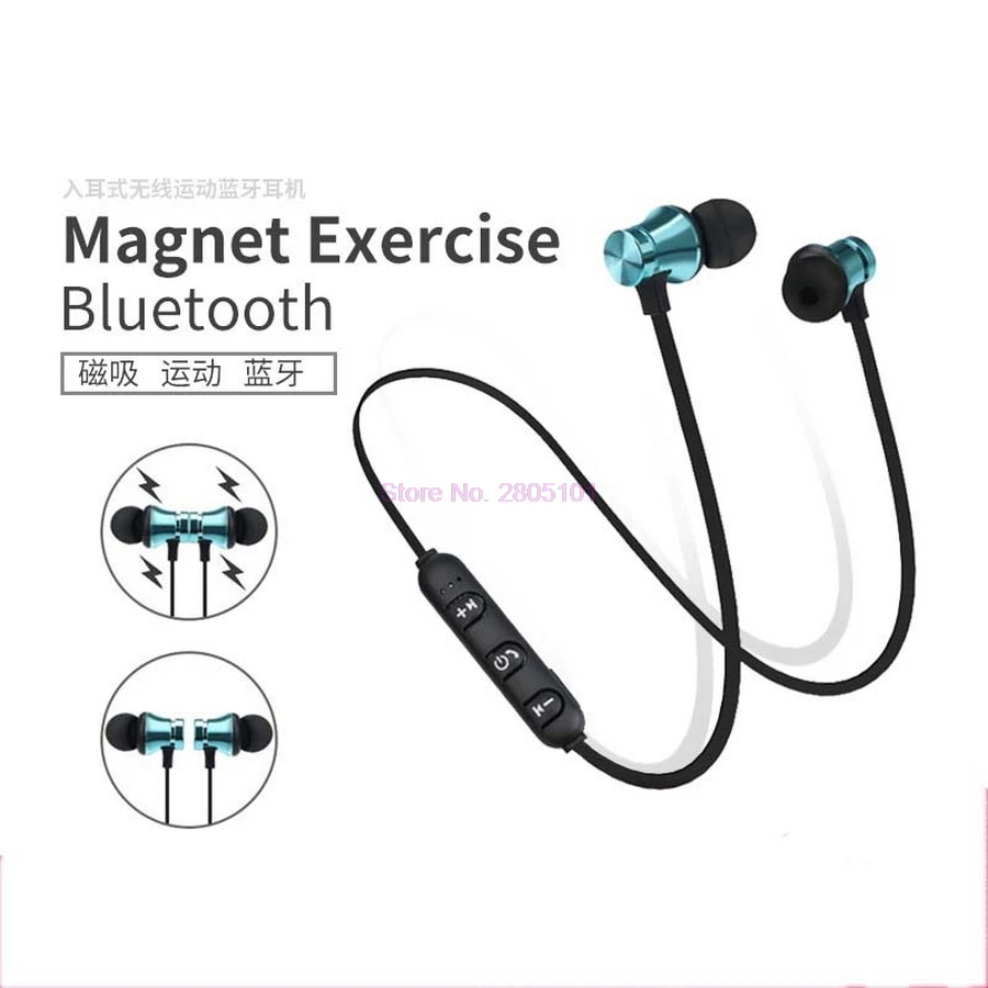 50 шт. беспроводные Bluetooth наушники спортивные для Xiaomi iPhone стереогарнитура
