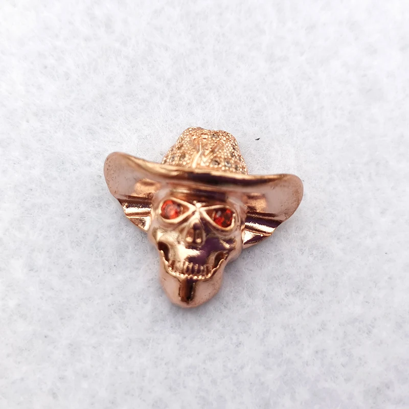 2 шт. кубические циркониевые бусины в форме черепа | Украшения и аксессуары