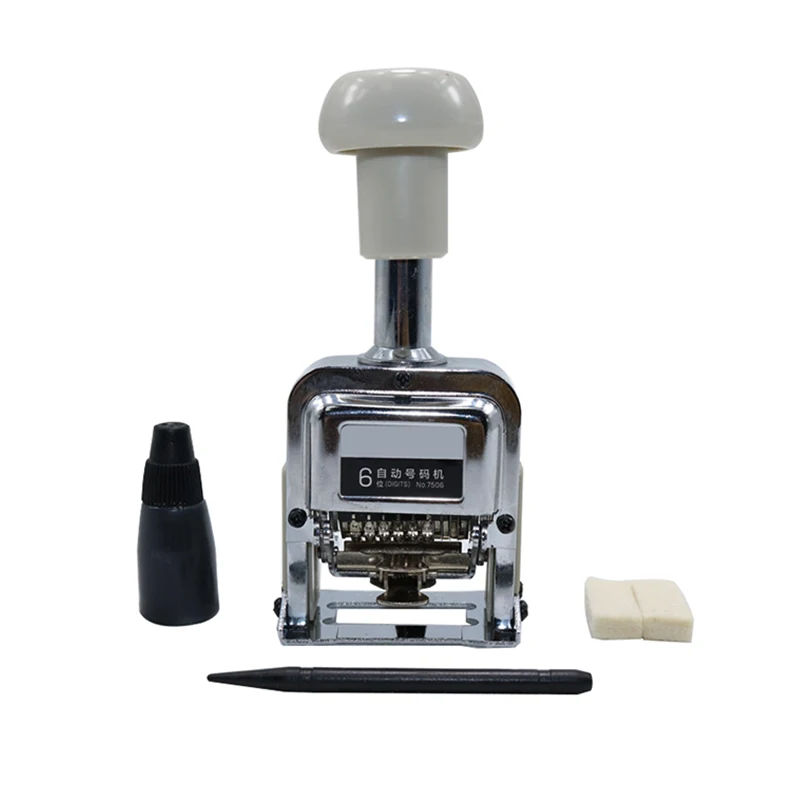 1 шт. маркировочная машина 6 позиций автоматическая нумерация в номер страницы