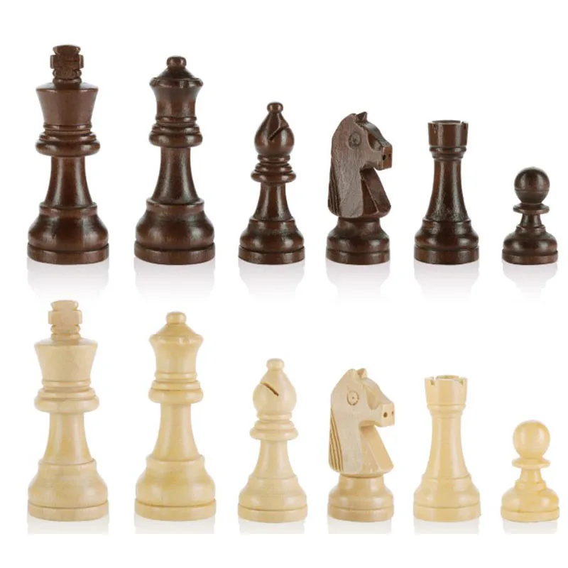 Набор деревянных шахматных фигурок 40 х40 см
