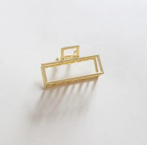 

Women Girls Fashion Geometric Hair Claw Clamps Pin Hair Clip Claws Metal Barrettes Hair Styling Tool Accessories Hairpin