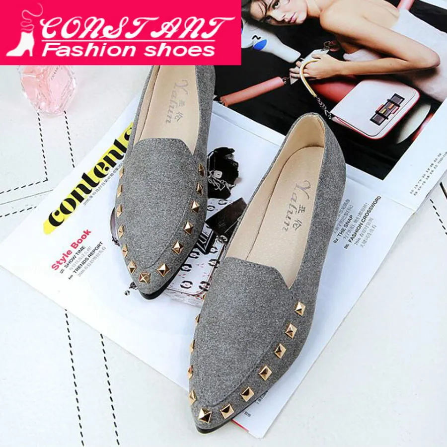 Балетки в горошек без застежки на плоской подошве женские замшевые лоферы