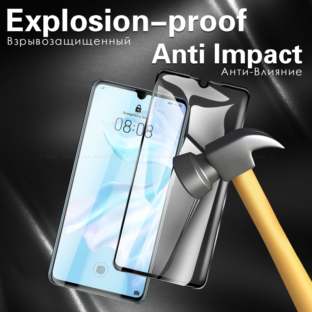 Закаленное стекло для Huawei Honor 30S 30i 50 SE 20E 20S 10i 10 10X View 30 20 Pro Lite Полное покрытие