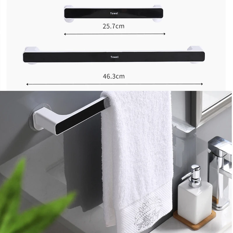 

Bathroom Towel Storage Rack Toilet Perforated Towel Towel Storage Rack Wall-Mounted Bathroom Hook Kitchen Wipes Hanging Gadgets