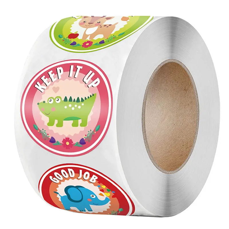 

Cute Animal Label Reward Encouragement Children Motivational Sticker