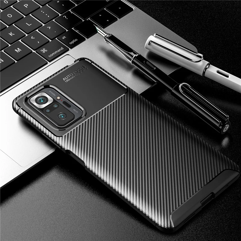 

For Cover Xiaomi Redmi Note 10 Pro Case For Redmi Note 10 Pro Capas Bumper Shockproof TPU Cover For Redmi Note 8 9 10 Pro Fundas