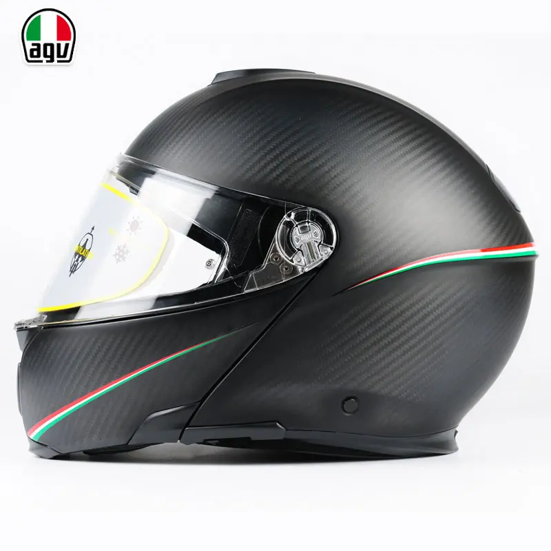 Оригинальный AGV Casco Moto двойной объектив мотоциклетный шлем Rossi четыре сезона