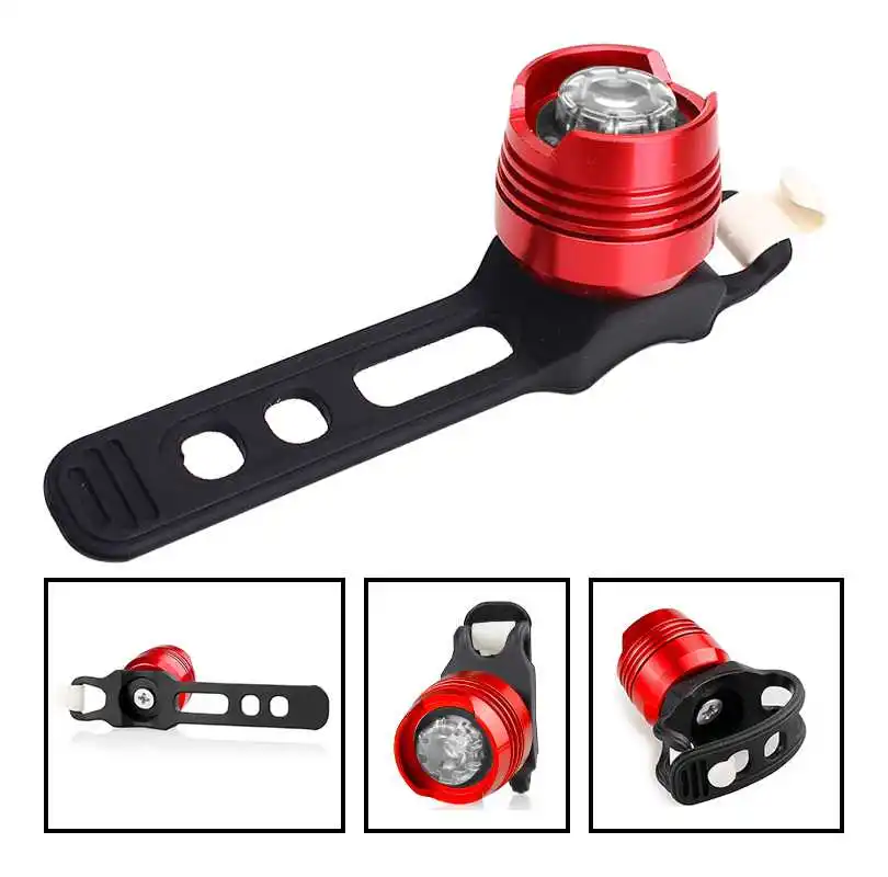 Алюминий велосипед Велоспорт спереди и сзади хвост шлем красный Белый