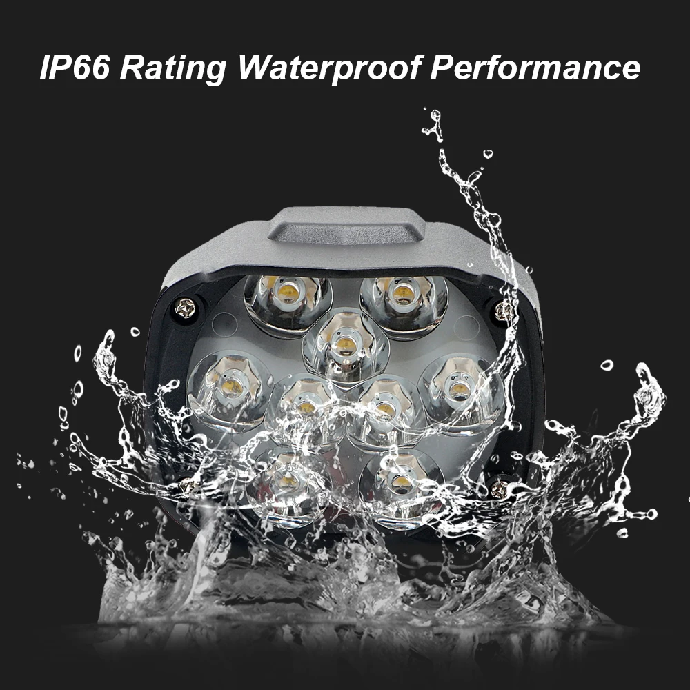 Светодиодный светильник 6000k рабочий Точечный автомобильный налобный мотор