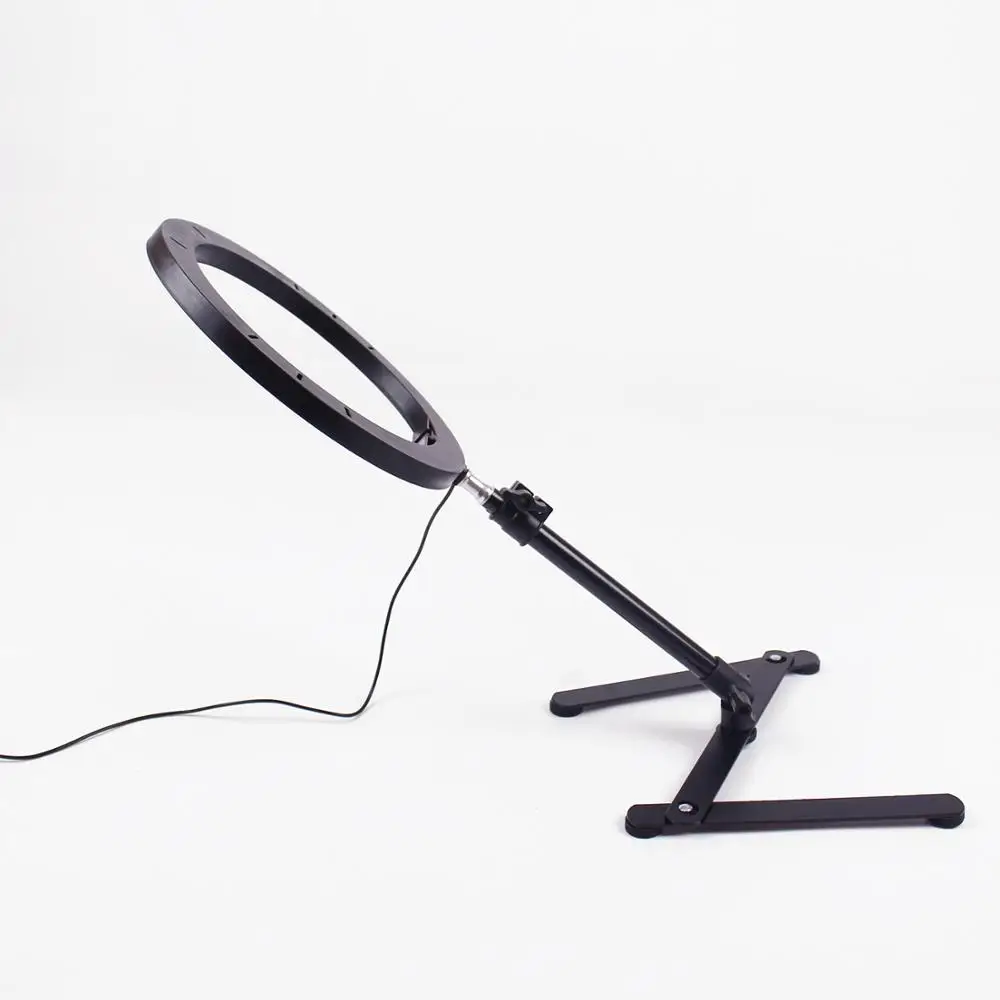 10 дюймов накладные кольцо заполняющий светильник с складная подставка и