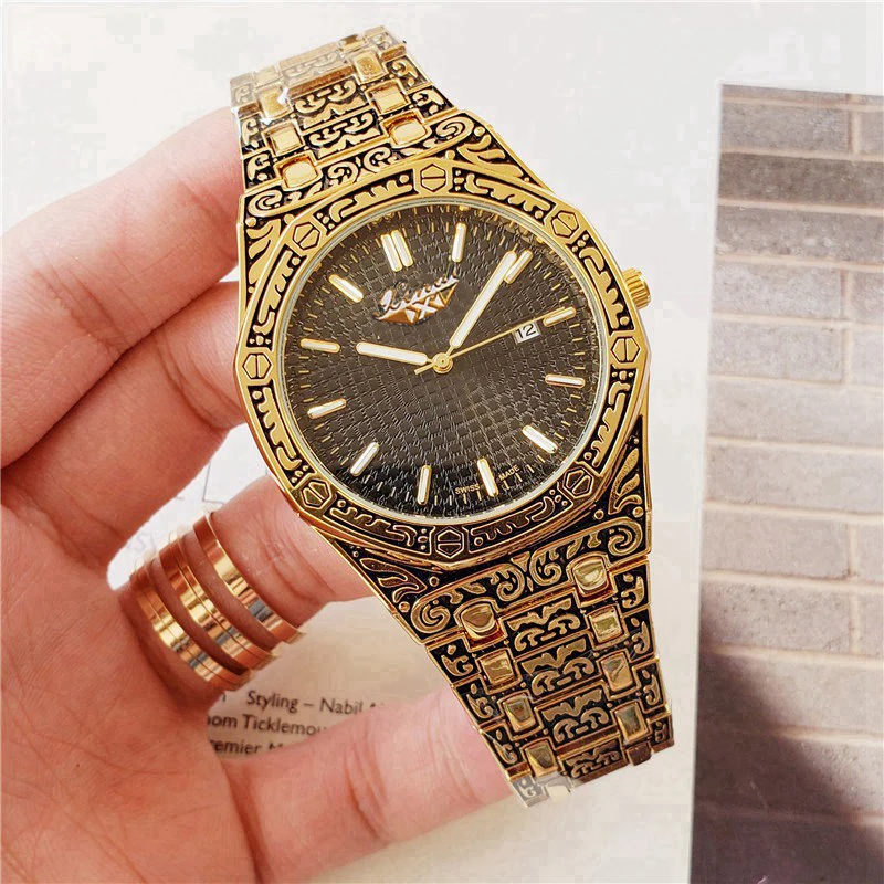 

2021 new seiko-manufactured mechanical watch, casual fashion luxury brand steel belt men's and women's watches