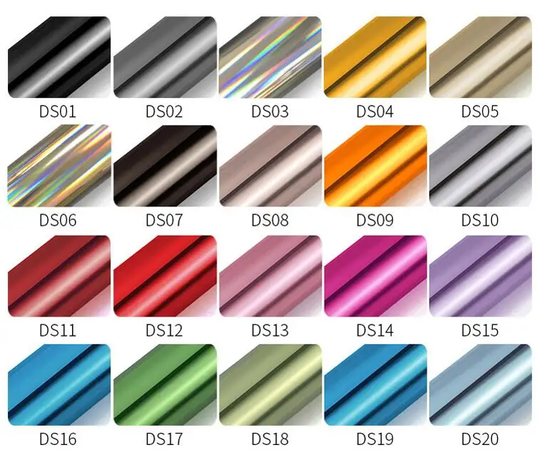 Бесплатная доставка 25смх50см (10"x20") металлическая PU пленка для термопереноса на прессе для резки плоттера на футболке DIY фольга для пленки на бумаге.