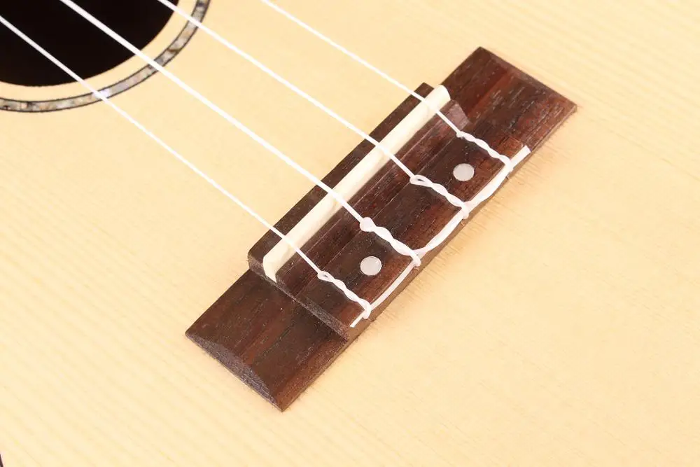 Concert Ukulele !! Solid Spruce Top! Rosewood Side and Back! укулеле 4 струны strings Guitar With EVA hard Case | Спорт и