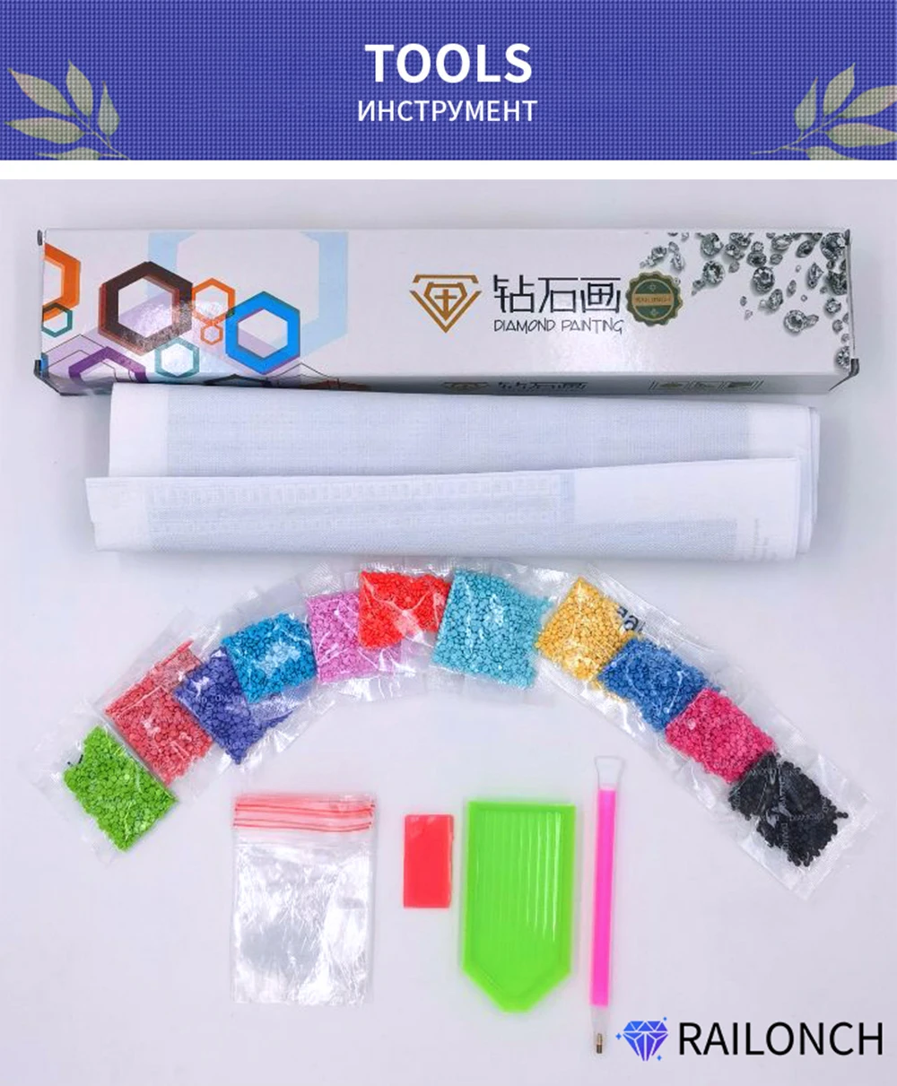5D DIY Diamond Painting Kits Owl Full Round Drill Cross Stitch Embroidery Animal Picture of Rhinestones Home Decor | Дом и сад
