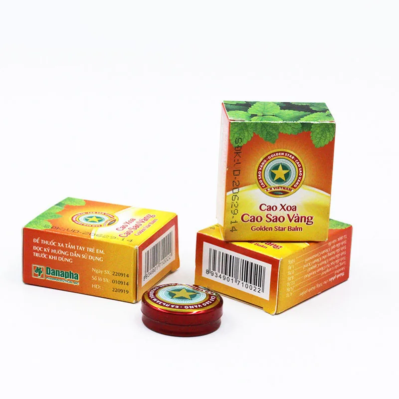 5 шт вьетнамская Золотая башня тигр бальзам мазь для простуда головная боль в