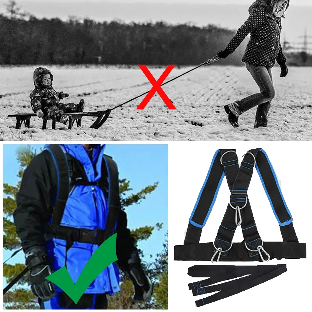 Ремень для тренировок Sled эластичный ремень вытягивания веса и плеч фитнеса