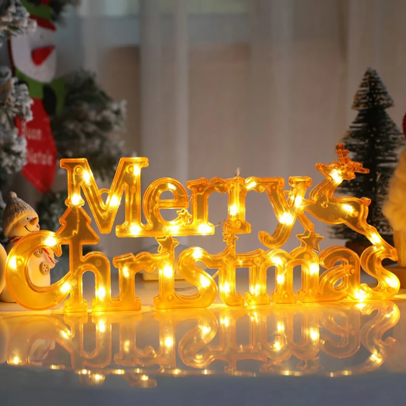 Рождественский светодиодный светильник семейные рождественские подарки новый