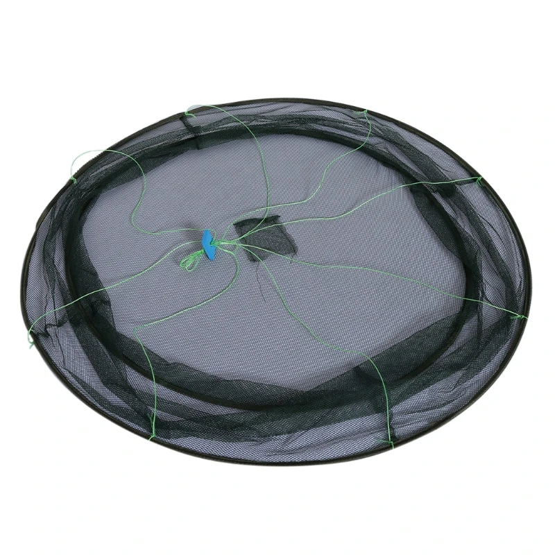 Портативные складные рыболовные сети снасти для ловли креветок и