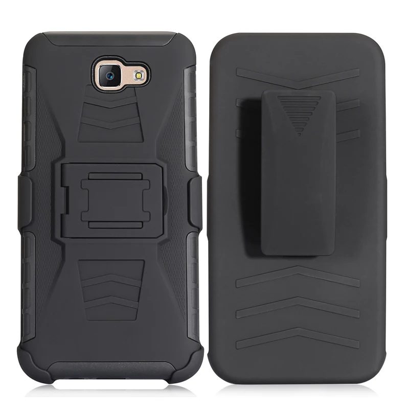 Для Samsung Galaxy A5 A520 A510 A500 Future armor, противоударный чехол из смешанных материалов с застежкой для ношения на поясе кобура Подставка комбинированный, противоударный чехол