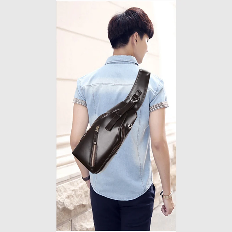 Новая модная мужская сумка-мессенджер от известного бренда Theftproof магнитная