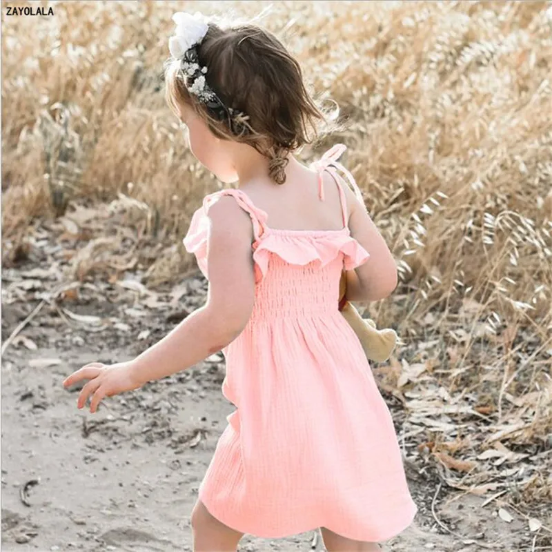 Коллекция 2019 года Модное детское платье для девочек Повседневное принцессы с