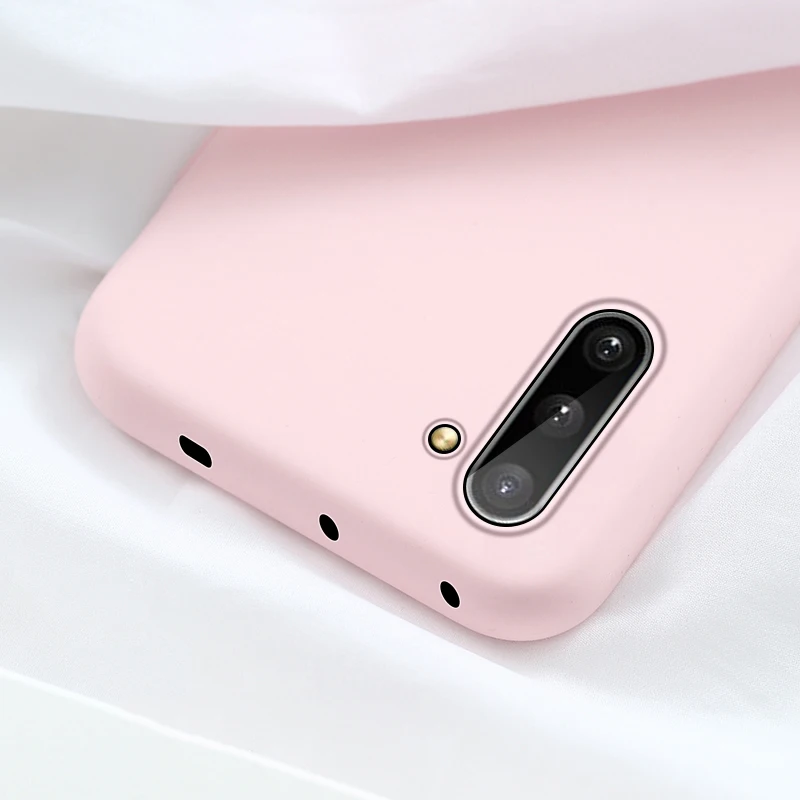 DATALAND Thin Soft Case For Samsung s8 case Liquid Silicone Rubber Cover For noet8 9 S8 S9 S10 PLUS S10e Phone Cases cover |