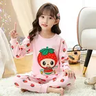 Новая зимняя одежда для сна для малышей, детские пижамы с длинными рукавами, Infantil, 100% хлопок, Осенний детский пижамный комплект, одежда для мальчиков и девочек 6, 10, 12 лет