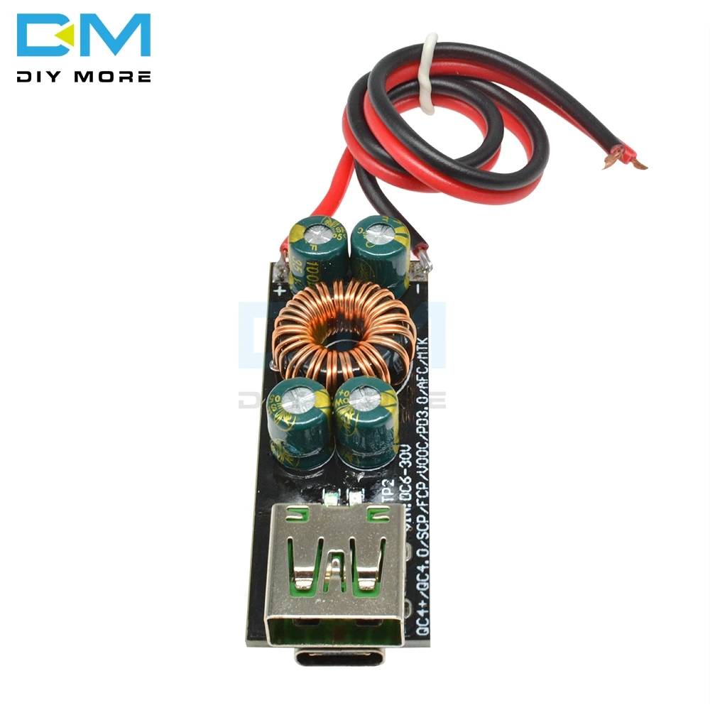 QC4.0 QC3.0 6-35 V мобильный телефон тип-c USB Быстрая Зарядка адаптер понижающий Повышающий Модуль для huawei SCP/FCP Apple PD Qualcomm