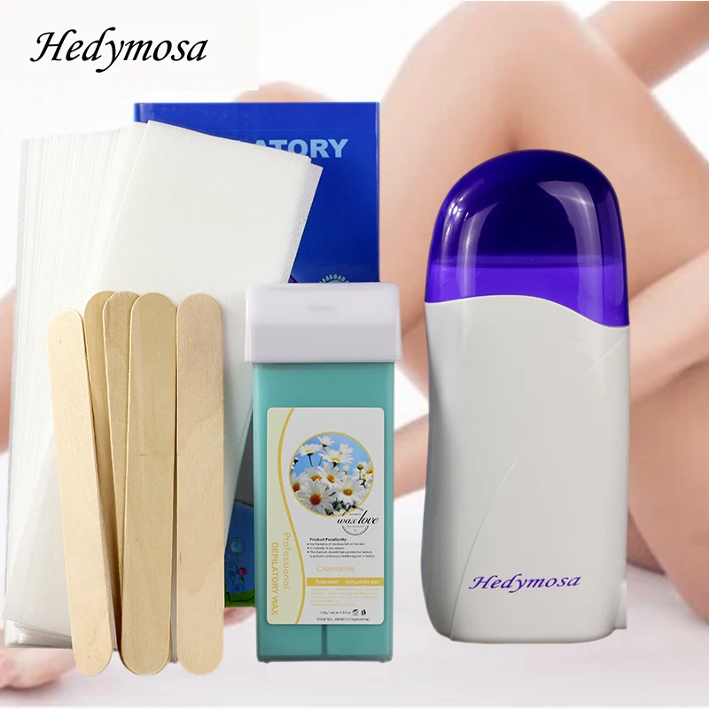 Набор для удаления волос с электрическим восковым нагревателем полоски эпилятор