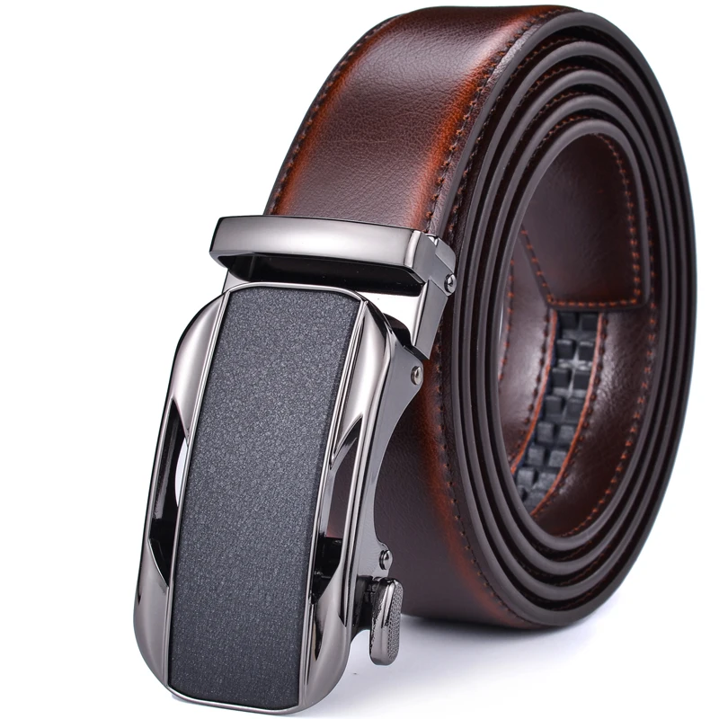 

Men's Belt, Ratchet Dress Genuine Leather Belt for Men with Automatic Buckle