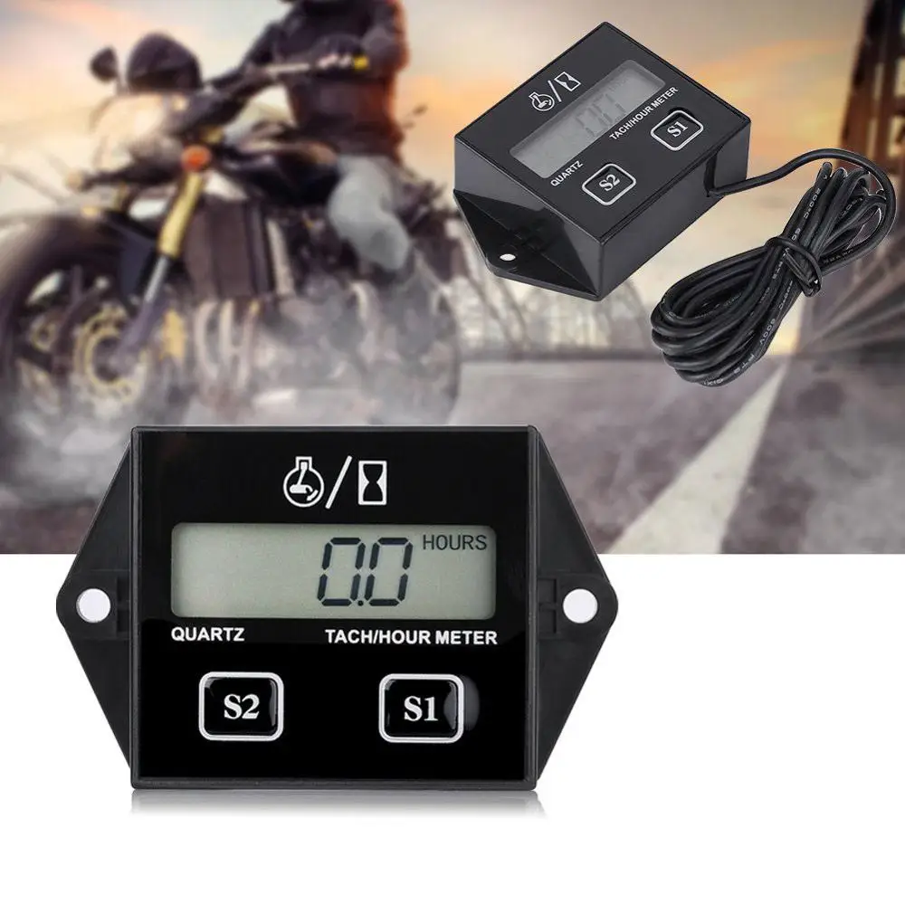 Motorcycle Digital Display Tachometer Motorboat Engine Electronic | Автомобили и мотоциклы