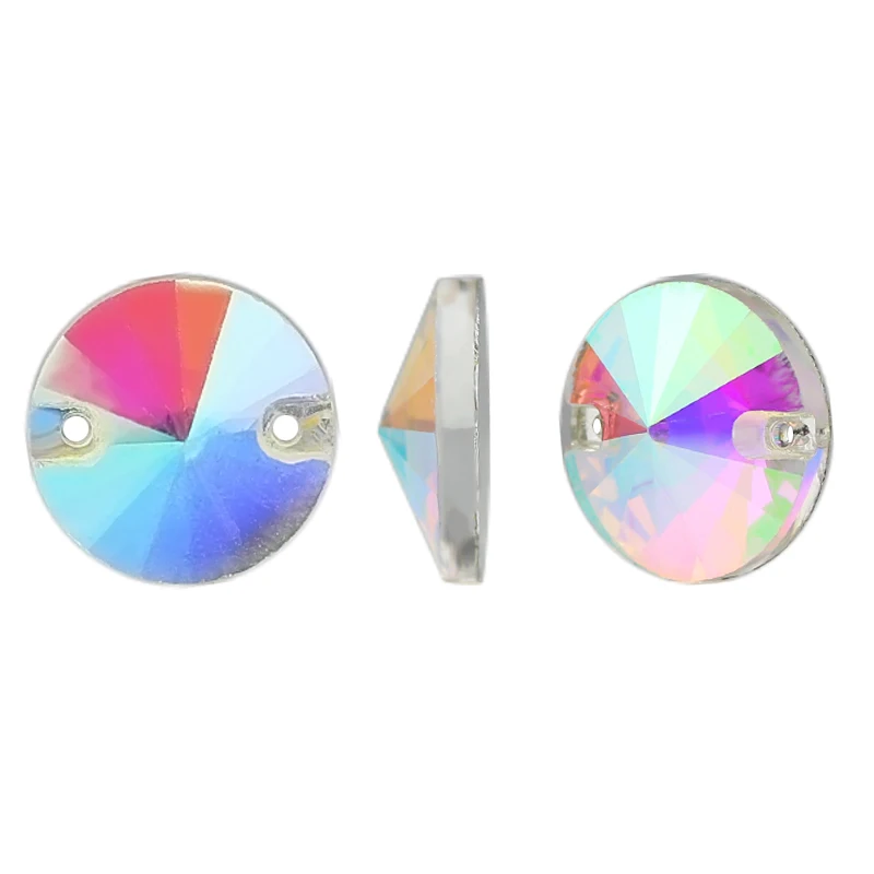 Стразы всех размеров 3200 с кристаллами AB круглые стразы плоским основанием стакан