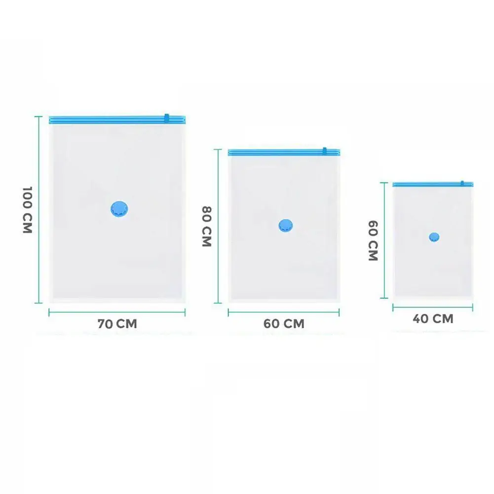 

Vacuum Storage Bag Set 5pcs Vacuum Storage Bag And Space Manual Suction Pump Portable Bag Compressed 1pcs Travel Save O9L2