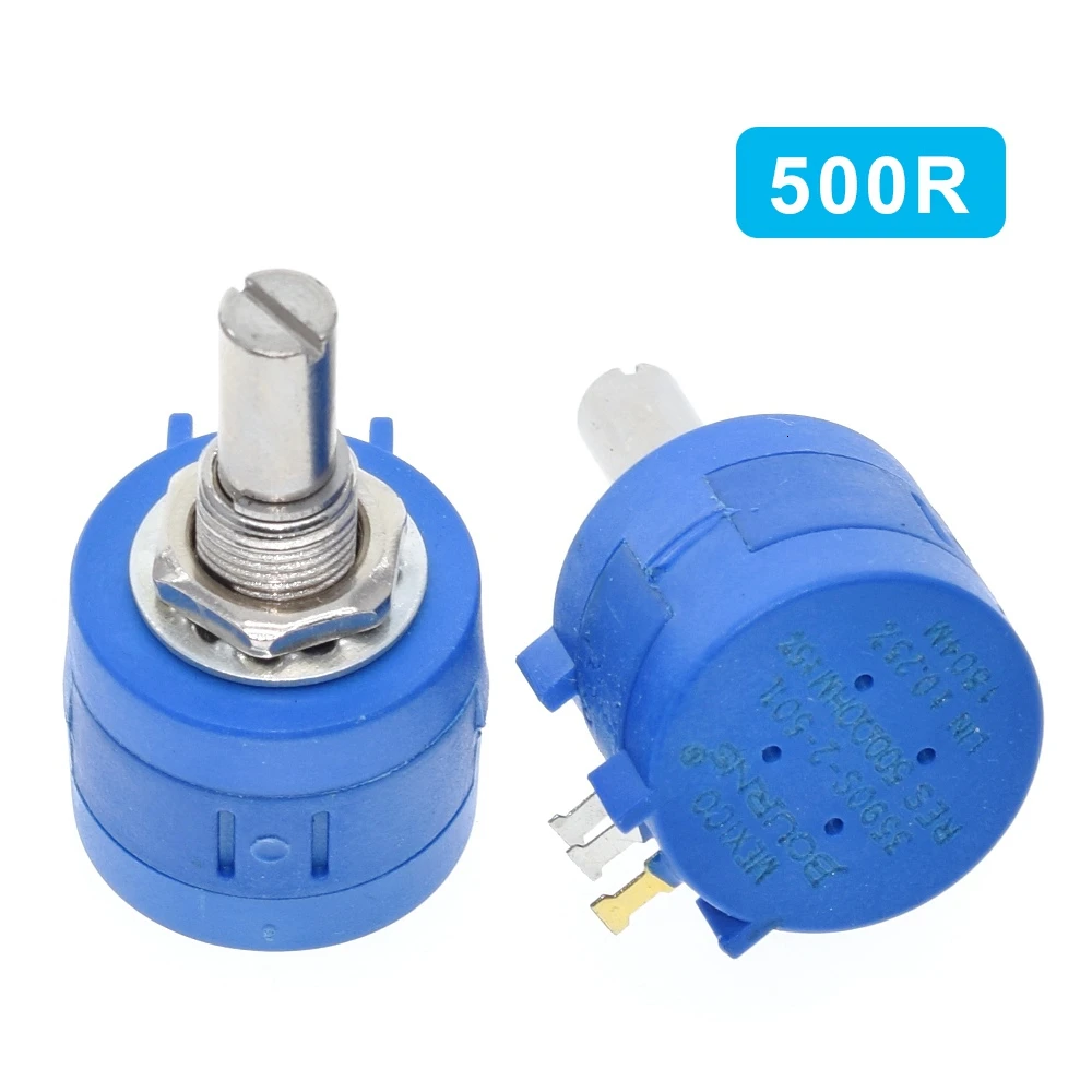 3590S Multiturn потенциометр 500 1 K, 2K 5K 10K 20K 50K 100K Ом Потенциометр переменный резистор 3590 102 202 502 103