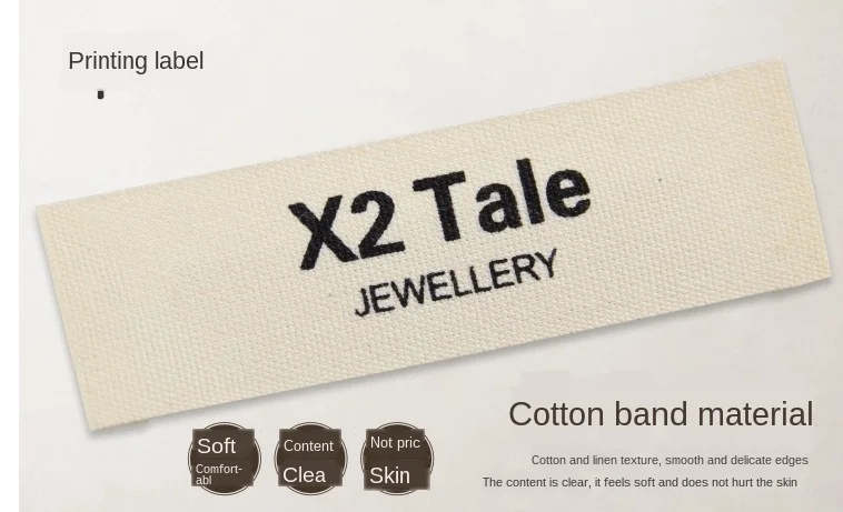 Бирки для одежды на заказ/этикетки вашего бренда изготовленные заказ тканевые