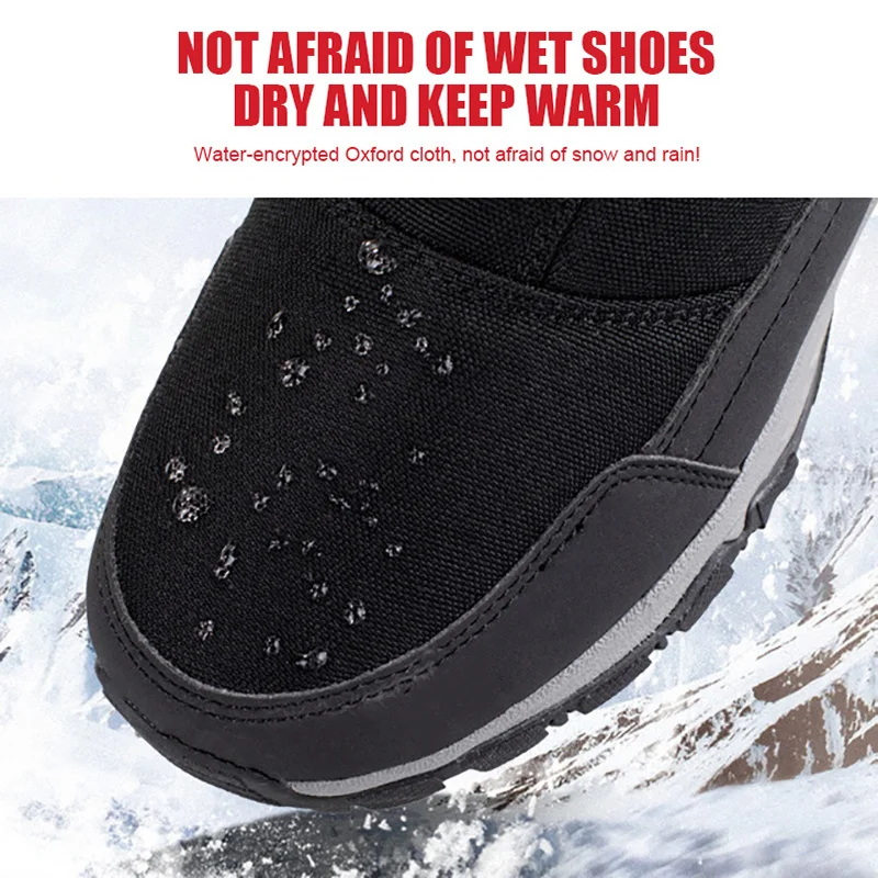 Xiaomi Mijia Winter Mens Hiking Boots Couple Snow Boots Outdoor Casual Short Boots Plus Velvet Warm Women's Outdoor Boots