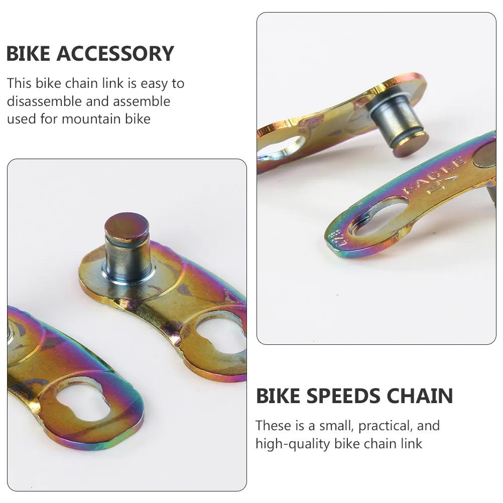 

1pc Bike Speeds Chain Joint Bike Bicycle Chain Connector Lock Quick Link Bike Buckle Joint Magic Buckle Master Cycling Accessory