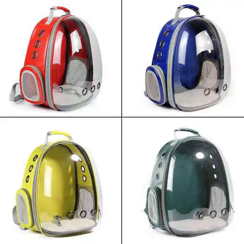 

Portable Pet/Cat/Dog/Puppy Backpack Carrier Bubble, New Space Capsule Design 360 degree Sightseeing Rabbit Rucksack Handbag Tran