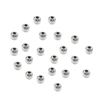 solid piercing stainless steel balls dia 3 30mm through hole unthreaded steel bead diy beading round ball accessories