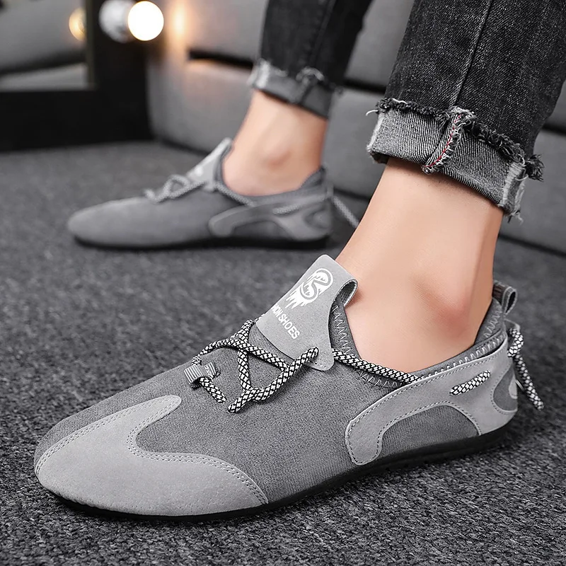 

Peas Shoes Cloth Shoes 2021 New Men's Shoes Cover Foot Casual Cloth Shoes Youth Personality Sports Shoes Jogging Shoes