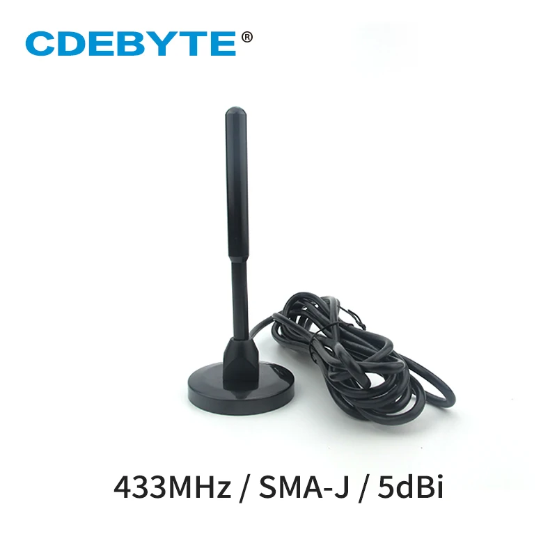 433 МГц антенна Wi-Fi TX433-TB-300 SMA-J Hign усиления 5dBi Медь Магнитный 3M Фидер внешний кабель